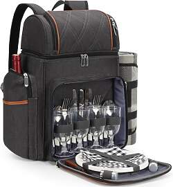 Picknick-Rucksack für 4 Personen,