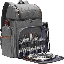 Picknick-Rucksack für 4 Personen,