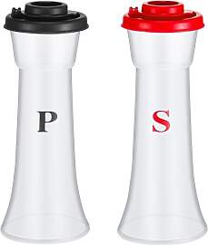PIDUDU Salz- und Pfefferstreuer aus Kunststoff,
