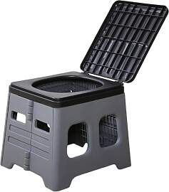 PIDUDU Tragbare, faltbare Campingtoilette für