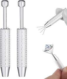 Piercing-Kugelgreifer, Diamant-Pinzette mit 4