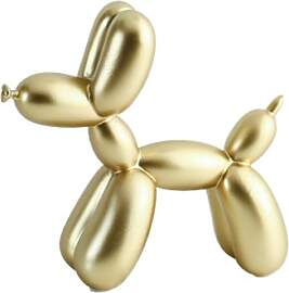 PIGPIGFLY Ballonhund Statue,Tierstatuen,Deko