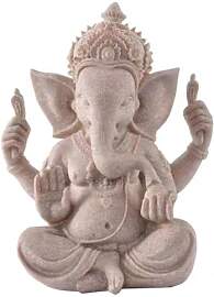 PIGPIGFLY Ganesha Buddha Statue,Buddha Figur,Deko