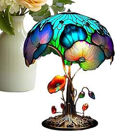 Pilz-Schreibtischlampe, Retro-Pilz-Lampe,