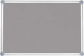 Pinnwand 20000 Pro Textil grau 90 x 120 cm