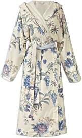 Pip Studio Bademantel Secret Garden Weiß/Blau XXL