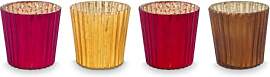 Pip Studio Love Birds Teelichthalter Glas rot 4er