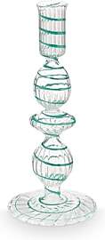 Pip Studio Swirl Light Blue Glas Kerzenständer