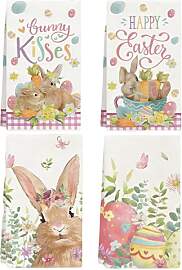PIujsym 4er Set Geschirrtücher Ostern 40x60cm,