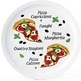 Pizzateller VAN WELL "Margherita", bunt, 
