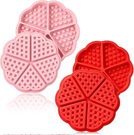 PjuQow Silikon Waffelform Für Airfryer, 4 Stück