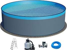 Planet Pool Stahlwandpool Set (5-teilig) rund