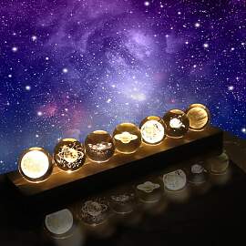 Planeten Lampe Kugel, Durchmesser 40 mm, LED