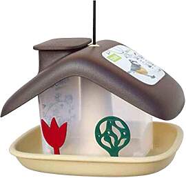 Plastia 1606970125 Vogelhaus Domek braun/beige 1St.