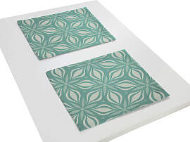 Platzset ADAM "Retro Floret" Gr. 1, blau 