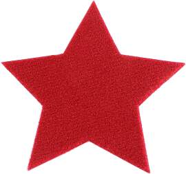 Platzset "Stern, Weihnachtsdeko rot",