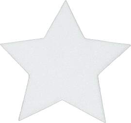 Platzset "Stern, Weihnachtsdeko", weiß, 