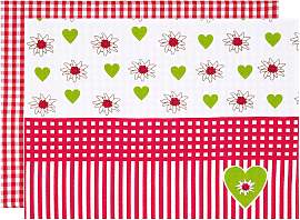 Platzset STUCO "Dirndl", bunt (weiß,