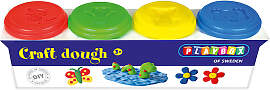 Playbox - Bastelknete - ab 3 Jahren, 4x 140 g