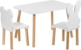PlayPals Furniture kindertisch mit 2 stühlen 50 x 
