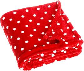 Playshoes Baby Fleece-Decke Kuscheldecke Punkte
