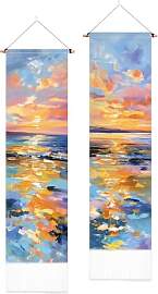 PLIGREAT 2 Wandteppich „Ozean Sonnenuntergang