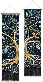 PLIGREAT 2er Pack Baum des Lebens Wandteppich