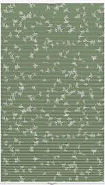 Plissee GARDINIA "Dekor Ginkgo Oesyter