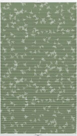 Plissee GARDINIA "Dekor Ginkgo Oesyter