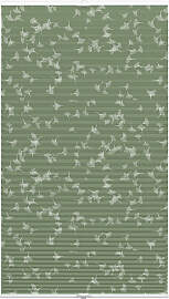 Plissee GARDINIA "Dekor Ginkgo Oesyter