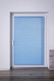Plissee K-HOME "COMO", blau (iceblau),
