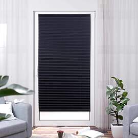 Plissee K-HOME "COMO", schwarz, B:40cm