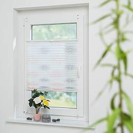 Plissee LIEDECO "Blume grau" Gr. 18,