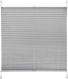 Plissee Solid Crash Silber ca. 75x130cm