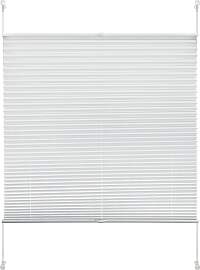 Plissee Solid Crash Weiß ca. 60x220cm