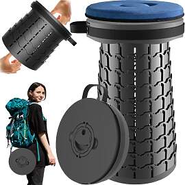 PLOGGING Upgrade XXL Collapsible Stool mit Kissen, 