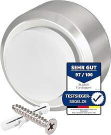 PLURI - Premium Türstopper Wand Edelstahl [1er