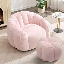 Pmango Sitzsack Loungesessel, 110×95×84 cm, mit