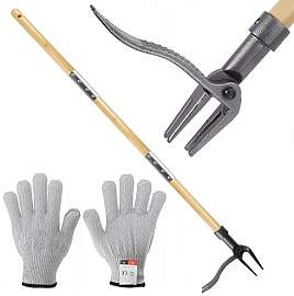 P!NKSHARK Unkrautstecher 110cm mit langem Stiel