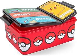 Pokémon Brotdose Kinder - Lunchbox mit 2 Fächern 