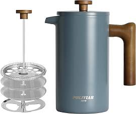 Poliviar French Press Kaffeebereiter 1 Liter/8