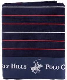 POLO CLUB Strandtuch POLO CLUB rot Baumwolle B/L: