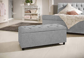 Polsterbank HOME AFFAIRE "Goronna", grau 