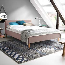 Polsterbett Arensa Webstoff