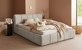 Polsterbett "Maileen", beige, B:151cm