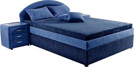 Polsterbett MAINTAL, blau, B:173cm H:96cm L:208cm, 
