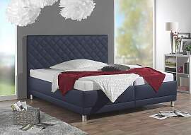 Polsterbett MAINTAL, blau, B:208cm L:214cm, Bezug