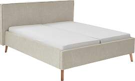 Polsterbett MEISE.MÖBEL "Riva", beige