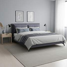 Polsterbett Sleepy Graublau ca. 180x200 cm