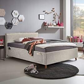 Polsterbett Teya Komfort Velours